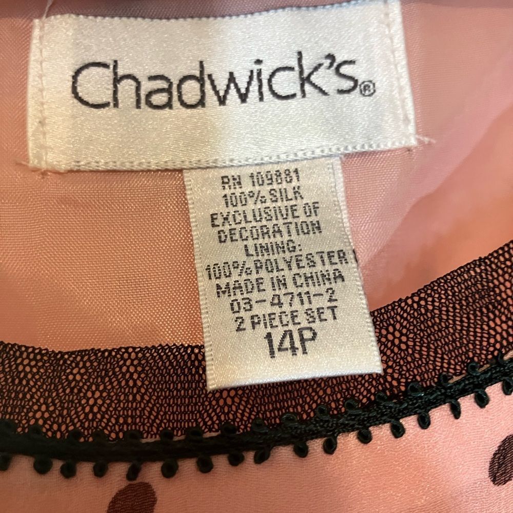 Chadwick polkadot dress, midi length, excellent condition, size 14 P - Picture 2 of 3